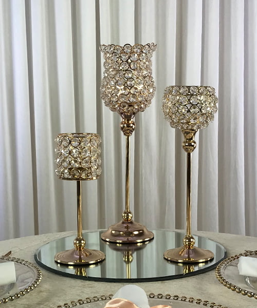 Gold candelabra deals the range